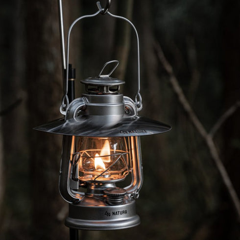 オイルランタン&ランタンシェード シルバー