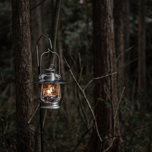 オイルランタン&ランタンシェード シルバー