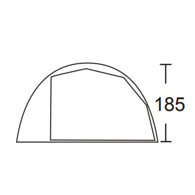 COMMANDER 185 3点セット(本体+ルーフ+グランドシート)