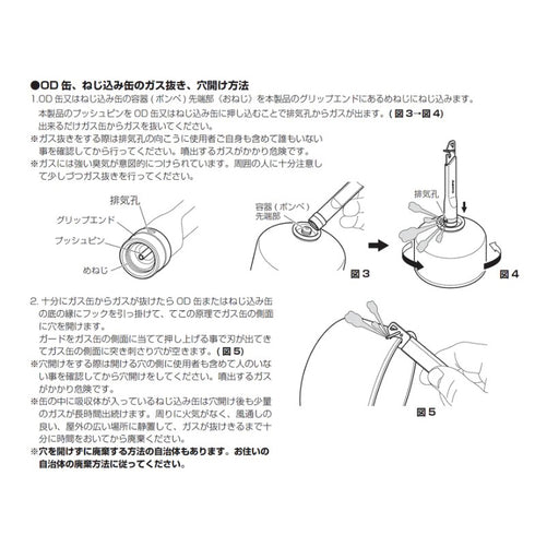 ガス抜きツール ST-770