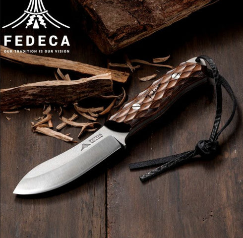 FEDECA ブッシュクラフトナイフ 名栗ブラウン