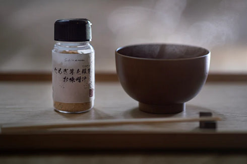 sabi x ANOBA 味噌汁 - Miso Soup - たもぎ茸と椎茸