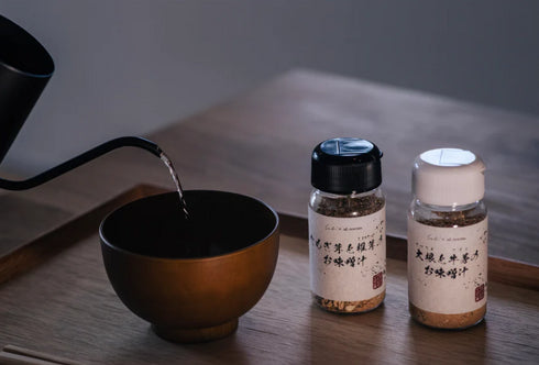 sabi x ANOBA 味噌汁 - Miso Soup - たもぎ茸と椎茸