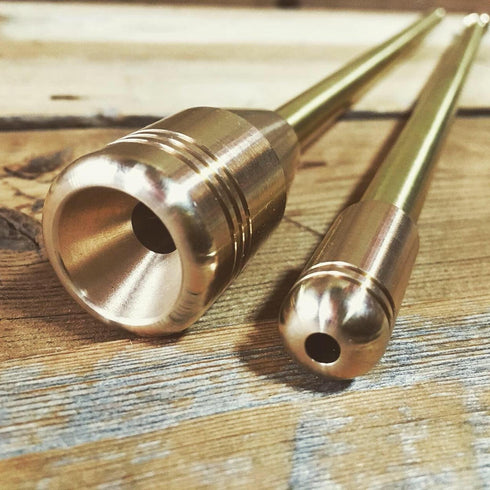 ALL真鍮製火吹き棒「野良ブラスター」 2本継60cm