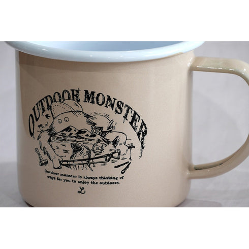 アウトドアモンスターホーローマグカップ
