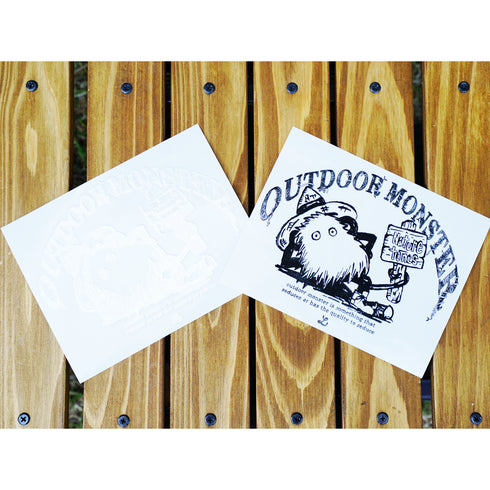 アウトドアモンスター BIGカッティング転写ステッカー