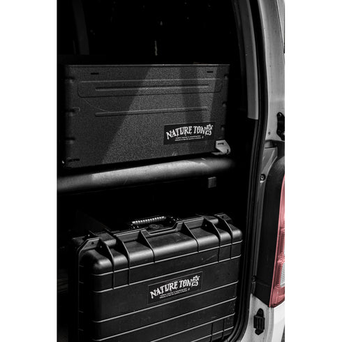 アウトドアモンスター ツリーロゴPVCステッカー BLACK&CAMEL