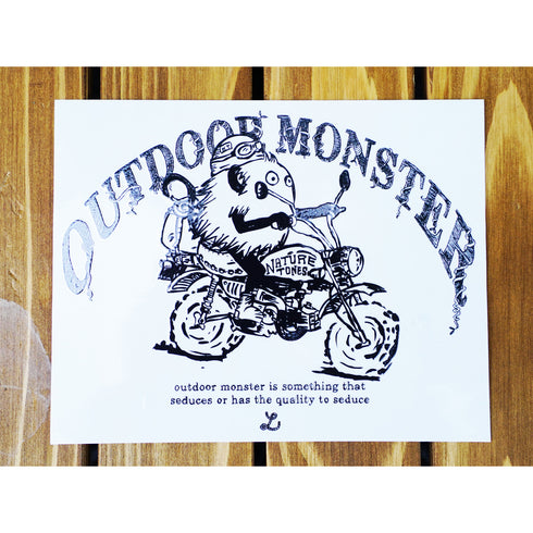 アウトドアモンスター BIGカッティング転写ステッカー