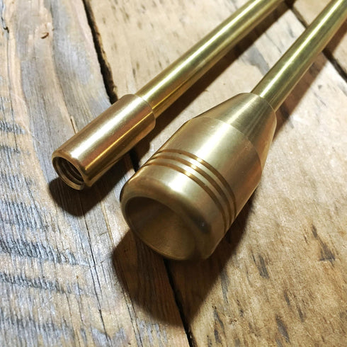 ALL真鍮製火吹き棒「野良ブラスター」 2本継60cm