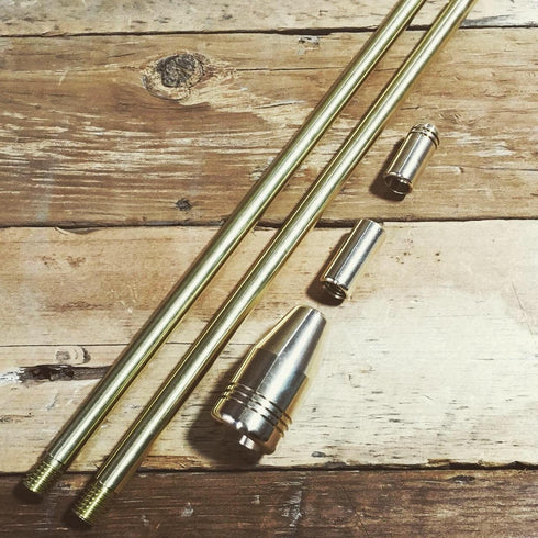 ALL真鍮製火吹き棒「野良ブラスター」 2本継60cm