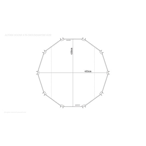 groundcover Acorn house 4.75