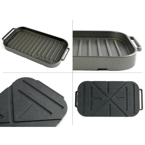 メスティン用マルチグリルプレート(3層フッ素加工)※日本製