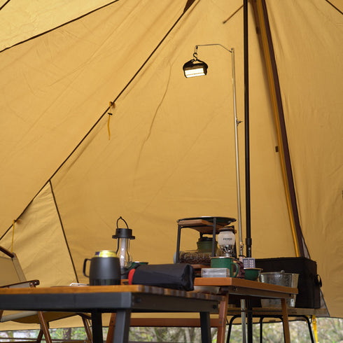 ソーラー充電対応 バッテリー機能付きLEDランタン PLAY HEX-SoLa ver.2