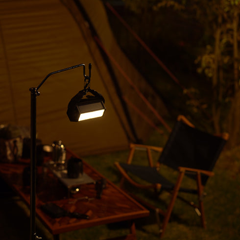 ソーラー充電対応 バッテリー機能付きLEDランタン PLAY HEX-SoLa ver.2