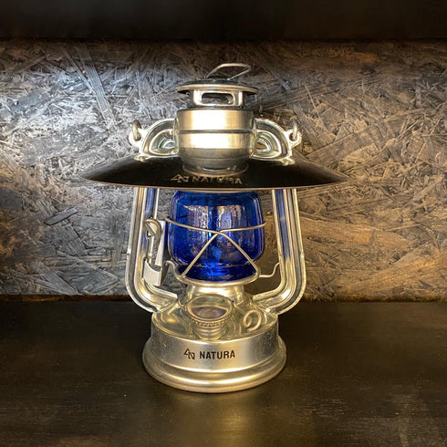 ¥2,200お得!! NATURA & STOCK ARTS オイルランタンシェード シルバー・ホヤ付きセット