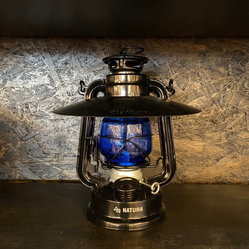 ¥2,300お得!! NATURA & STOCK ARTS オイルランタンシェード ブラック・ホヤ付きセット