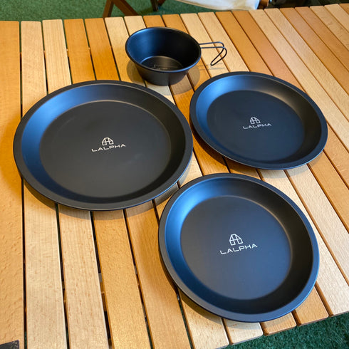 スタッキングテーブルウェアセット ブラック