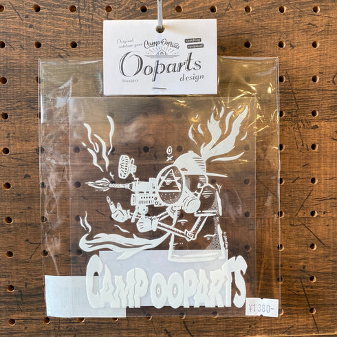 CAMP HOLIC ×OOPARTS 転写ステッカー サイズW138×90mm