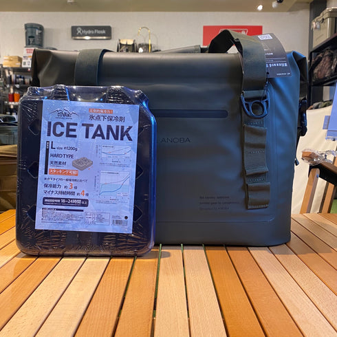 ¥1,760お得!! ソフトクーラー25L 保冷剤付きセット