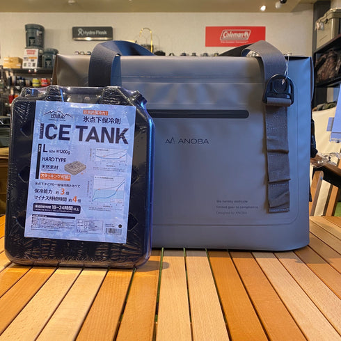 ¥1,760お得!! ソフトクーラー25L 保冷剤付きセット