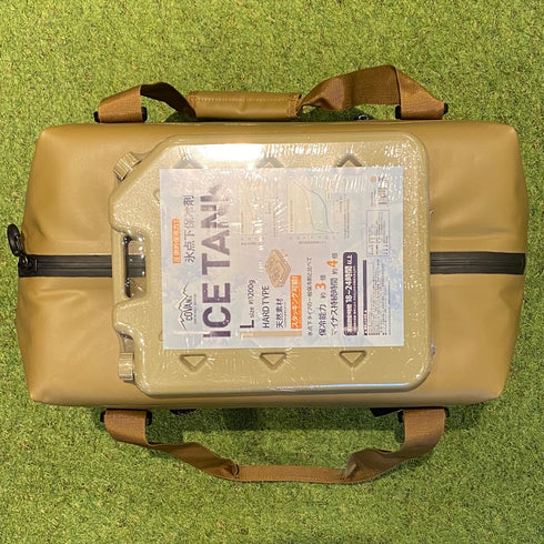 ¥1,760お得!! ソフトクーラー25L 保冷剤付きセット