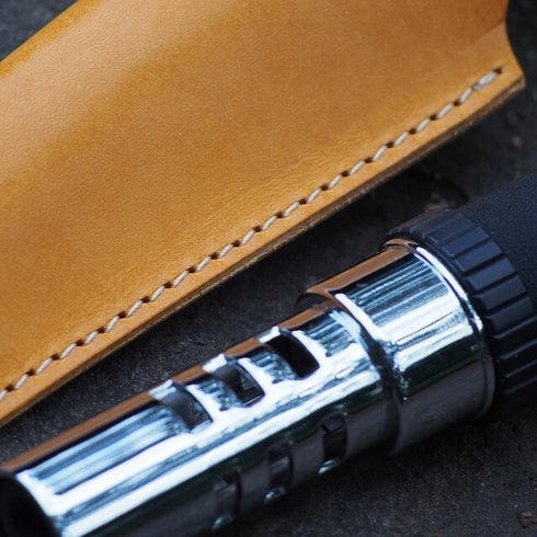 AS2OV (アッソブ)ポータブルスティックバーナー 専用レザーケース ナチュラル