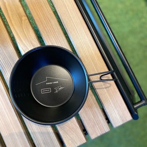 FIELD JACKオリジナルシェラカップ ブラック 両面シリコン黒塗装