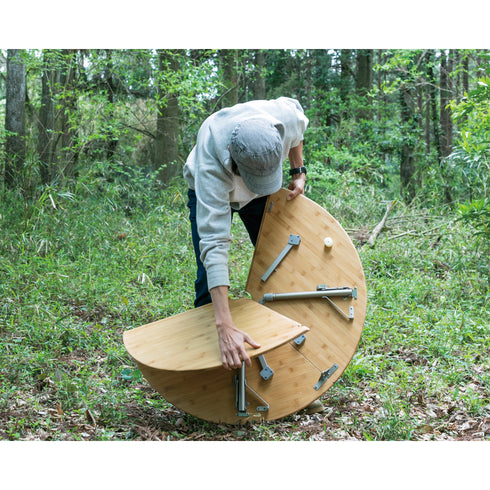 バンブーラウンドテーブル